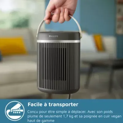 Philips - Chauffage Soufflant Cx3120/01, Chauffage Connecté Série 3000 Noir, 1500w — vue 6