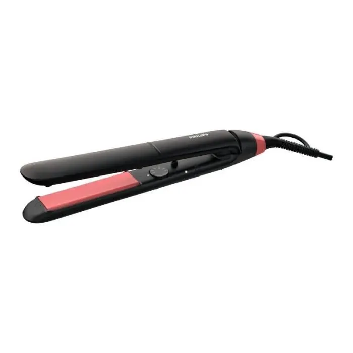 Philips Essential brosse soufflante et fer à lisser Brosse à lisser À chaleur Noir Rose 18 m - BHS376/00