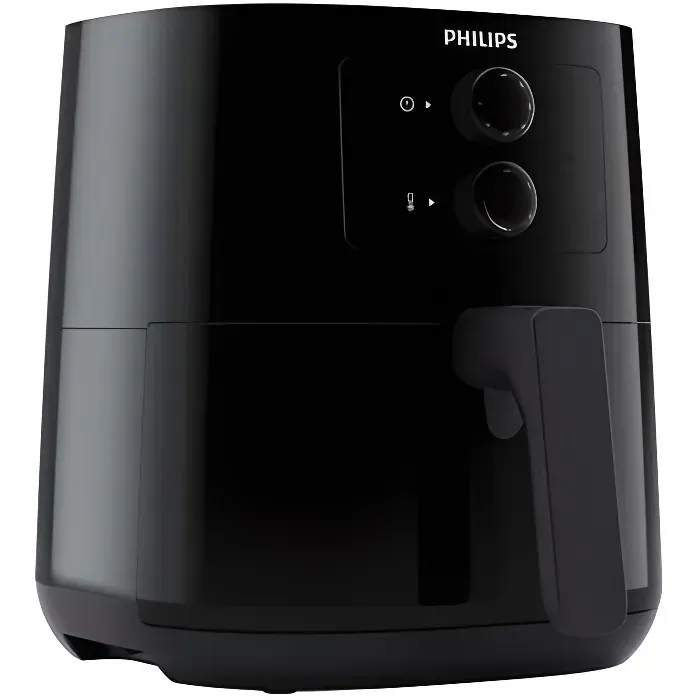 Philips Essential Compact Airfryer 08 kg 12 fonctions jusquà 90 % de matières grasses en moins noir (HD9200/90)