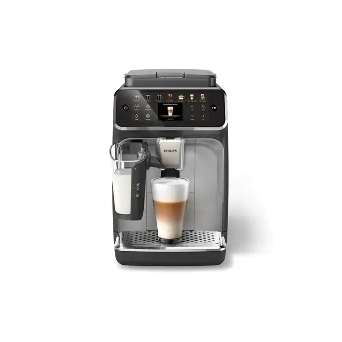 Philips - Expresso Broyeur Ep4446/70 Cafetière À Grain Lattego Série 4400, 12 Boissons, Silentbrew, Noir — vue 2