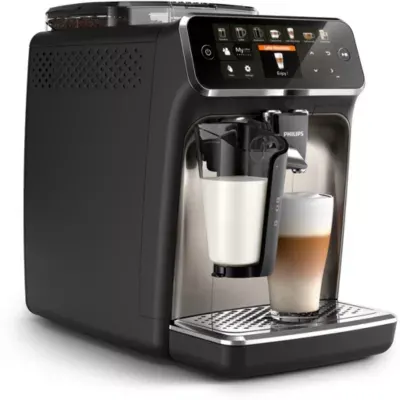 Philips - Expresso Broyeur Ep5447/90 Cafetière À Grain Lattego Série 5400, 12 Boissons, Grise — vue 4