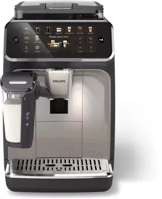 Philips - Expresso Broyeur Ep5547/90 Cafetière À Grain Lattego Série 5500, 20 Boissons, Silentbrew, Noir — vue 4