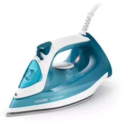 Philips - Fer À Repasser Dst3011/20 Fer À Vapeur Série 3000 Bleu/Blanc, 2000w