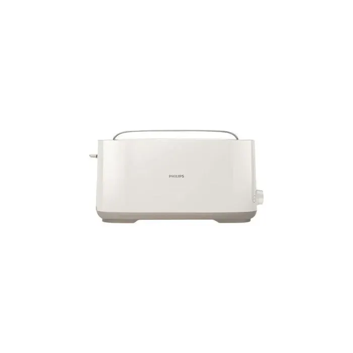 PHILIPS Grille-Pain 1 fente 1030W Blanc 8 niveaux de dorage Mode décongélation
