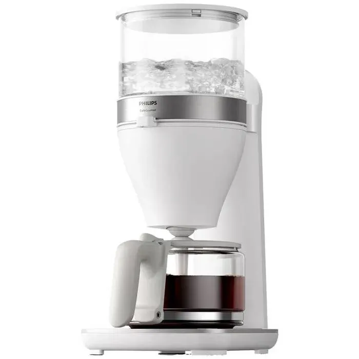 Philips Home Café Gourmet HD5416/00 Cafetière blanc Nombre de tasse=15 verseuse en verre