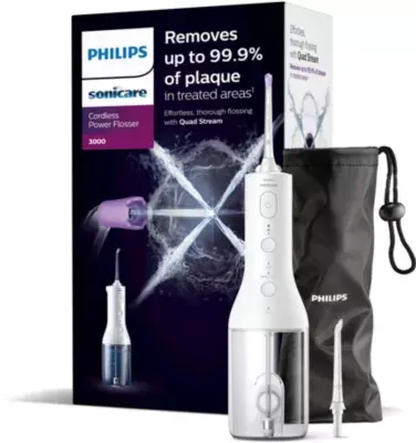 Philips - Hydropulseur Sonicare Powerflosser 3000 Hx3826/31 Sans Fil