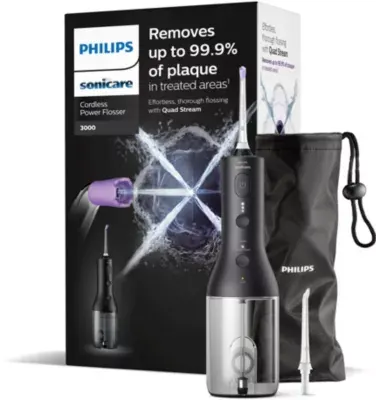 Philips - Hydropulseur Sonicare Powerflosser 3000 Hx3826/33 Sans Fil