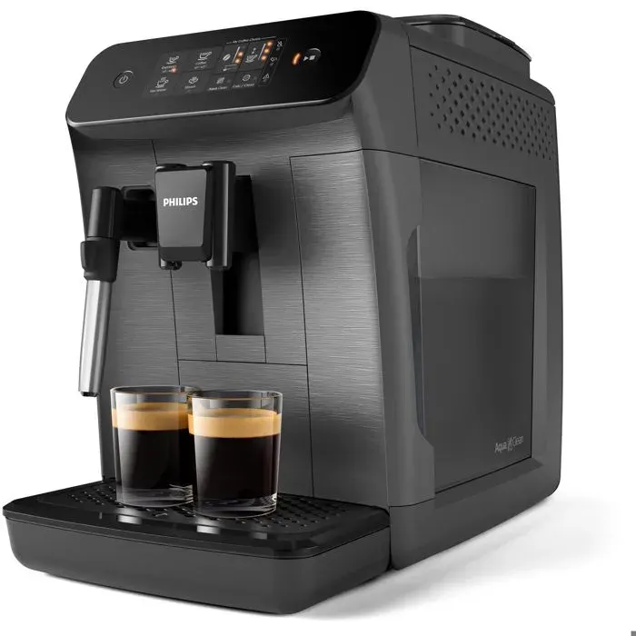 Philips Machine à expresso automatique série 800 2 réglages de café écran tactile lave-vaisselle noir (EP0824/00)