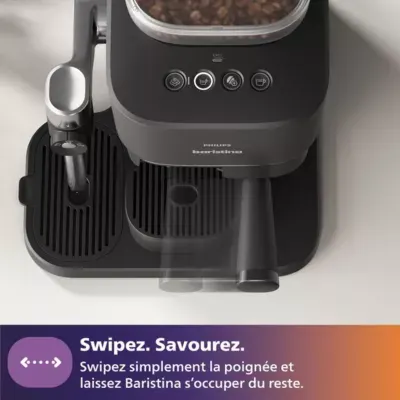 Philips - Machine À Expresso Bar400/60 Cafetière À Grain Latte Noire — vue 9