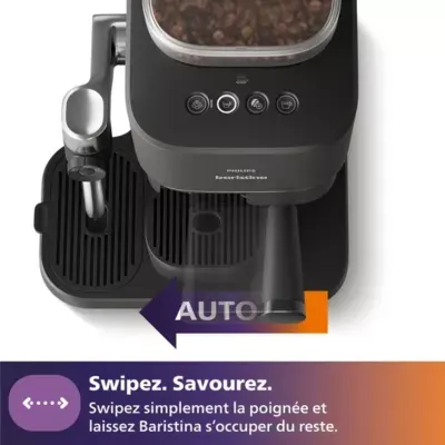 Philips - Machine À Expresso Bar400/60 Cafetière À Grain Latte Noire — vue 8