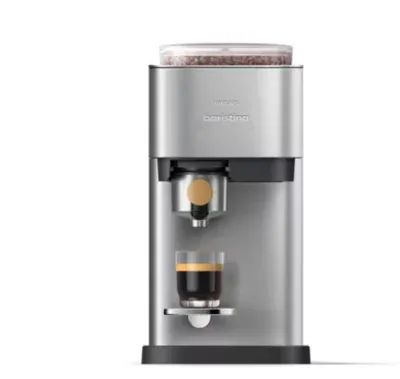 Philips - Machine À Expresso Bar500/00 Cafetière À Grain Métal + Porte-Filtre Bois De Frêne, Iced Coffee — vue 2