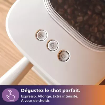 Philips - Machine À Expresso Baristina Bar320/00 Cafetière À Grain Bac Double Compartiment Blanche — vue 7
