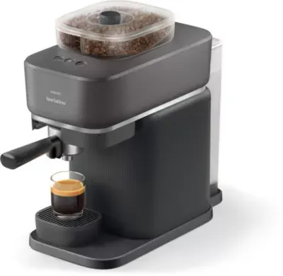 Philips - Machine À Expresso Baristina Bar320/60 Cafetière À Grain Bac Double Compartiment Noire