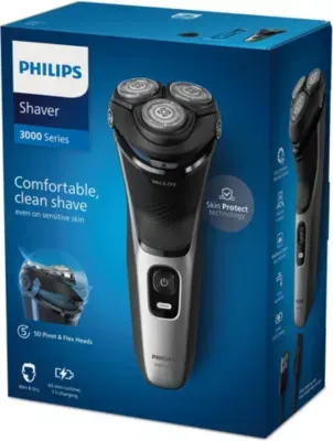 Philips - Rasoir Électrique Series 3000 S3143/00 — coloris Noir et gris