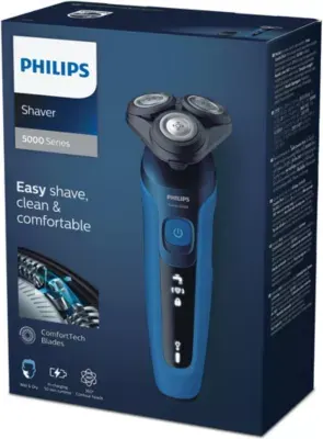 Philips - Rasoir Électrique Series 5000 S5466/17 — coloris Noir et bleu