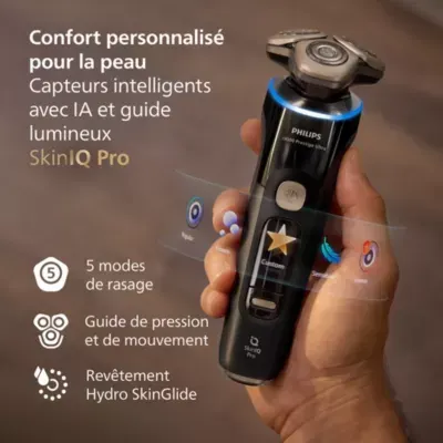 Philips - Rasoir Électrique Xp9400/31 Serie I9000 Prestige Ultra 100 % Étanche Avec Skin Iq — vue 10