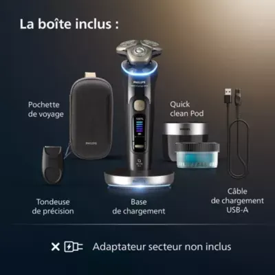 Philips - Rasoir Électrique Xp9400/31 Serie I9000 Prestige Ultra 100 % Étanche Avec Skin Iq — vue 11