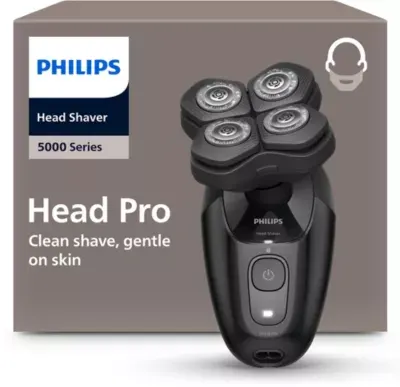 Philips - Rasoir Pour La Tête Hs5980/15 Série 5000 — coloris Noir