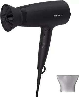 Philips - Sèche Cheveux De Voyage Thermoprotect 3000 Bhd308/10 — coloris Noir