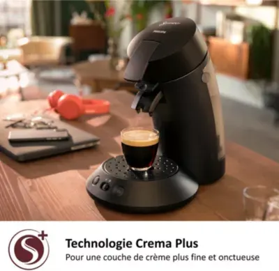 Philips - Senseo Csa210/61 Senseo Machine À Café Original Plus Noire — vue 10