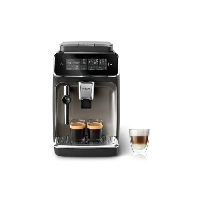 Philips Série 3300-5 EP3326/90 — Machine à expresso automatique Noir/Chrome mousseur à lait SilentBrew