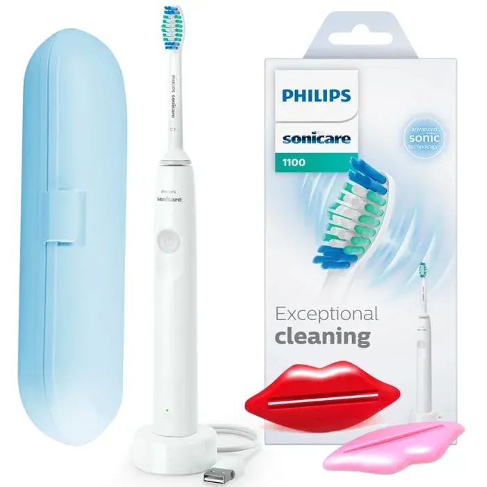 Philips Sonicare HX3641/02 Series 1000 Blanche - brosse sonique - etui