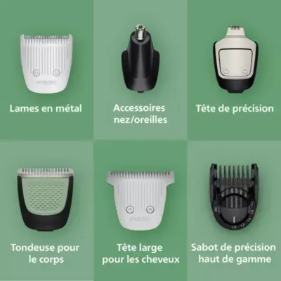 Philips - Tondeuse Multi Usages Mg7941/15 Series 7000, 22 Hauteurs De Coupe, Précision 0,2 Mm, Autonomie 120 Mn — vue 5