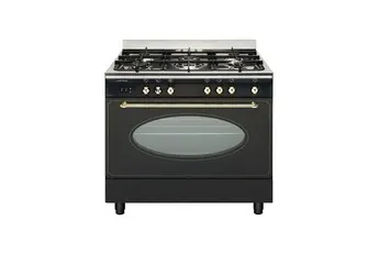 Piano de cuisson AIRLUX 90CM MIXTE NOIR RUSTIQUE - CC902ETR3 — vue 2