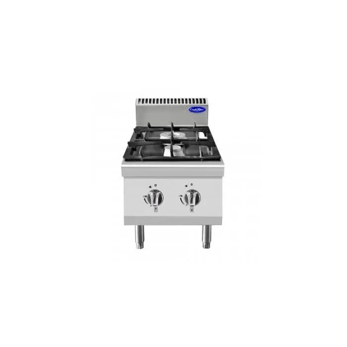 Piano de Cuisson Gaz Professionnel - Atosa - Série 700 - 2 feux à poser - Acier inoxydable - Gris
