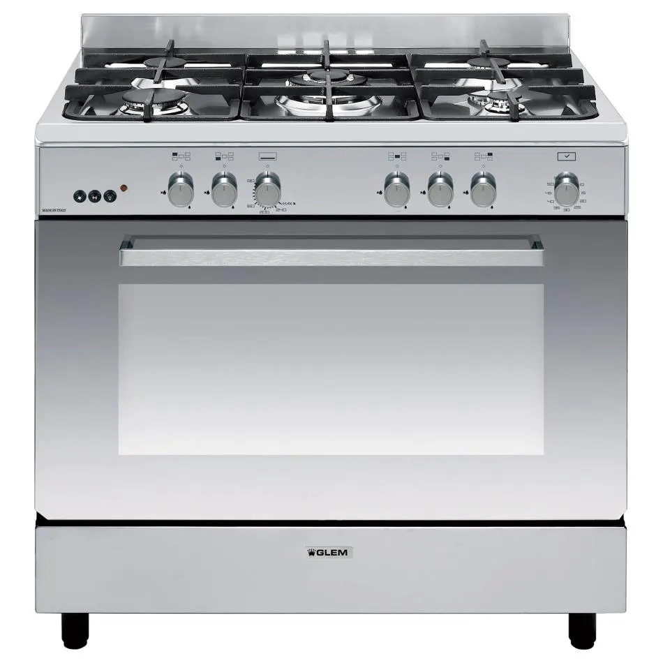Piano gaz GLEM GE 960 CMIX 2 — coloris Inox