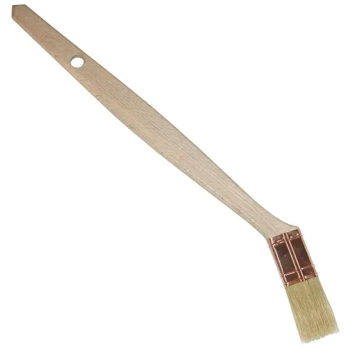 Pinceau radiateur SAVY qualité supérieure 30 - manche en bois acier et cuivre