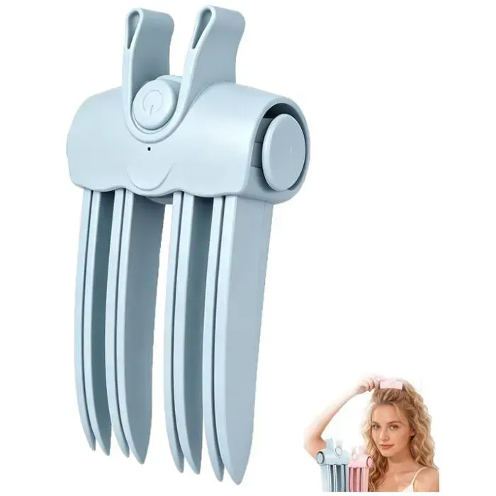 Pinces chauffantes sans fil rechargeables pour cheveux finsVolumateur de racines pour racines plates chauffage rapide 2 réglages