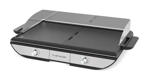 Plancha amovible Riviera & Bar QPL 665 2300 W Argent et Noir