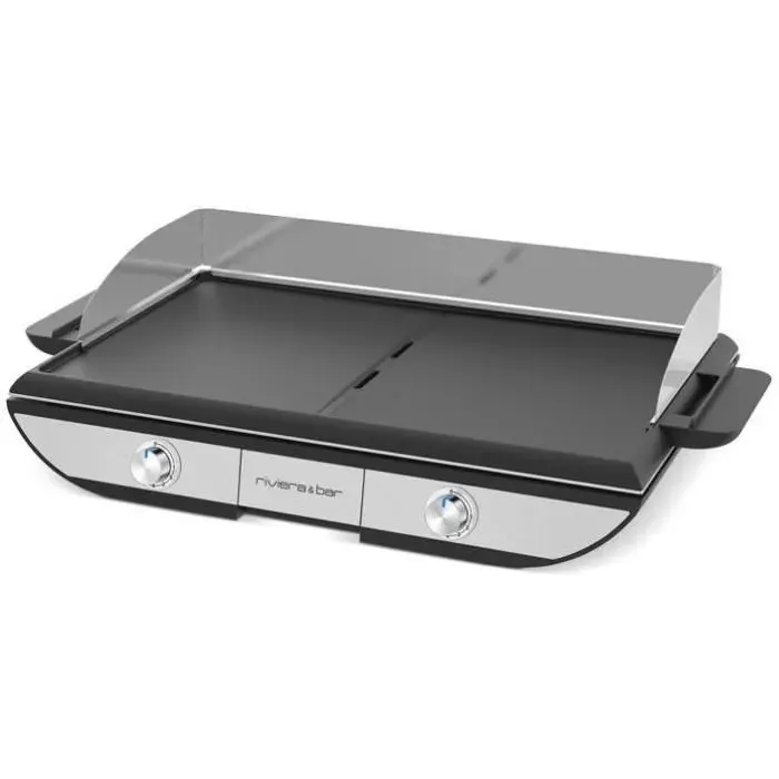 Plancha amovible Riviera & Bar QPL 665 2300 W Argent et Noir — vue 3