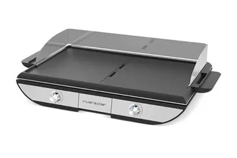Plancha amovible Riviera & Bar QPL 665 2300 W Argent et Noir — vue 2