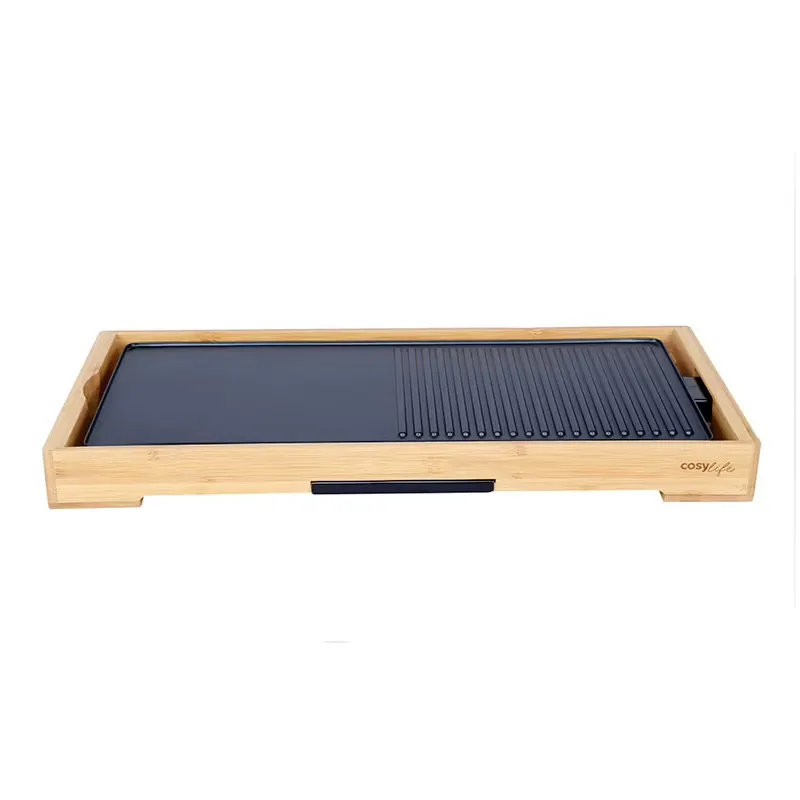 Plancha electrique Bambou Cosylife Cl-plb