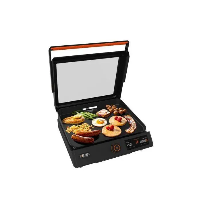 Plancha électrique Blackstone 17 pouces avec couvercle en verre
