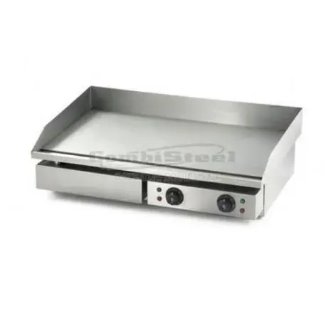Plancha électrique inox Combisteel - Plaque lisse - 3500W