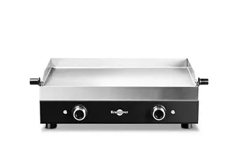 Plancha électrique Krampouz Série Noire Double PFSR2AA-KR 3200 W Inox et Noir — vue 2