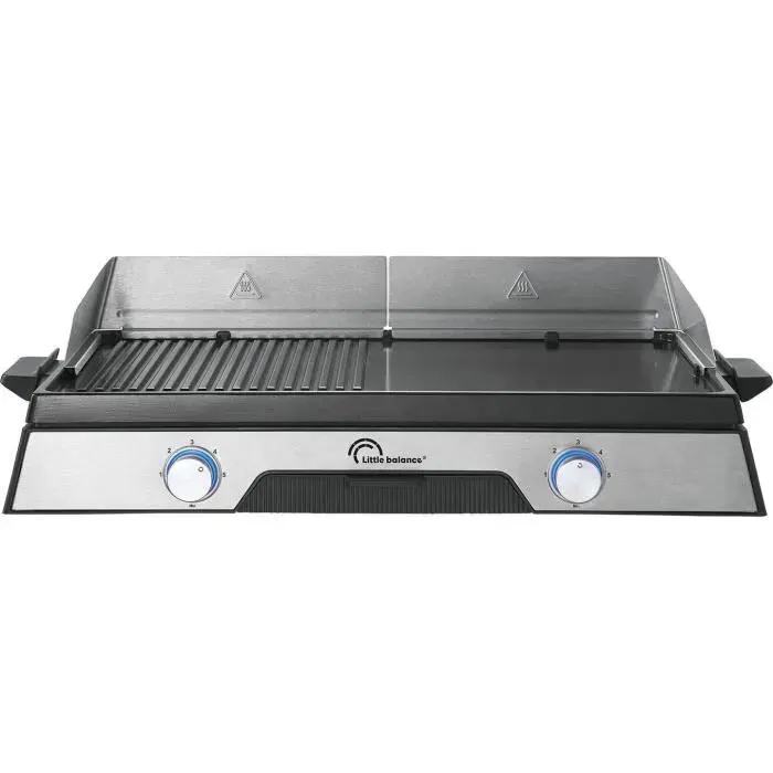Plancha électrique LITTLE BALANCE - 8735 - Surface cuisson 50x30cm - Revêtement microcéramique sans PFAS - 2200W