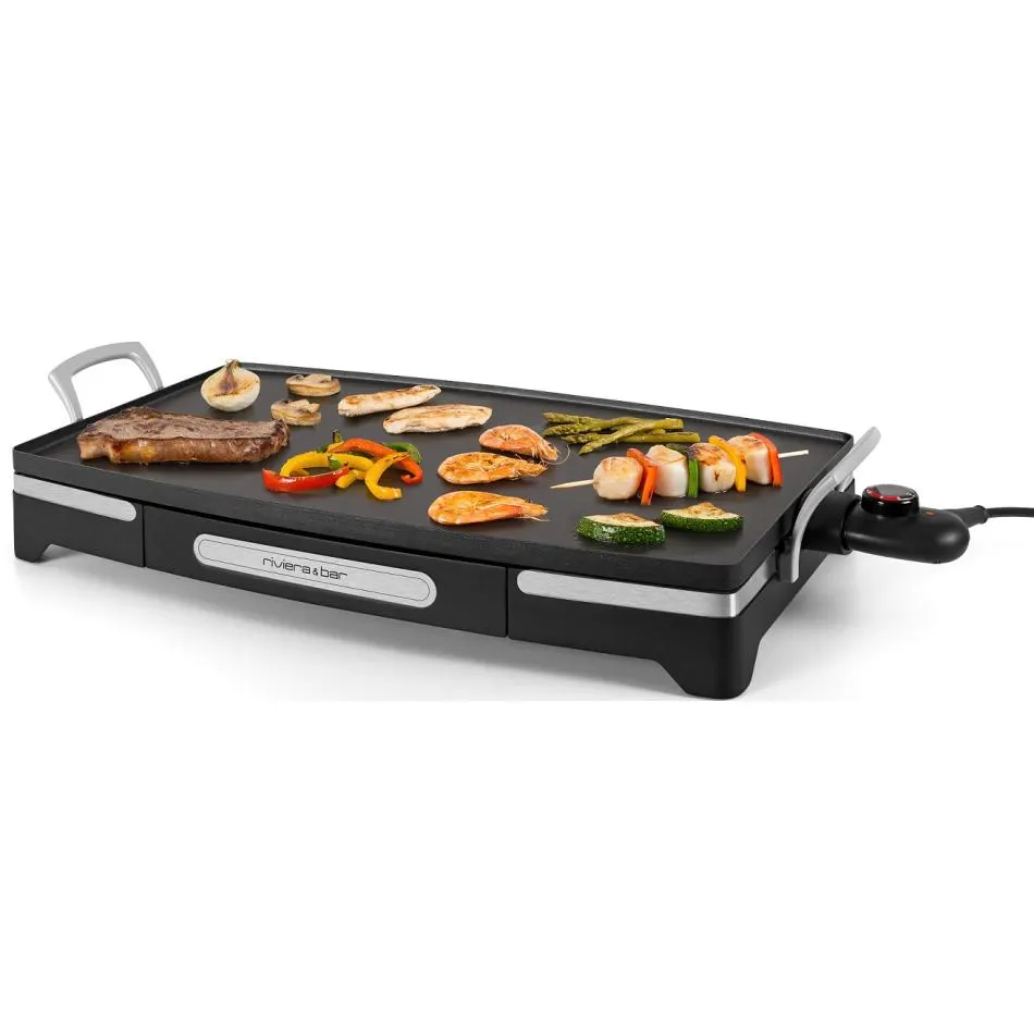 Plancha et pierre à cuire RIVIERA & BAR QP 350 A — coloris Noir