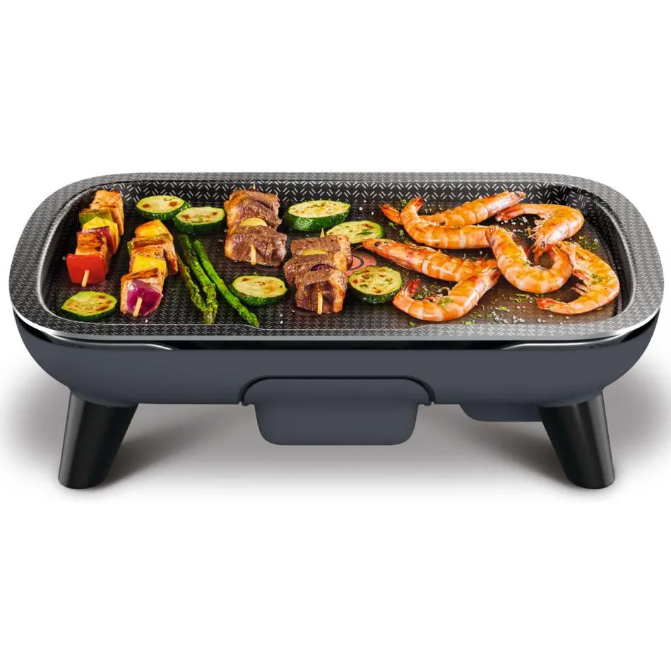 Plancha et pierre à cuire TEFAL YY4570FB — coloris Noir