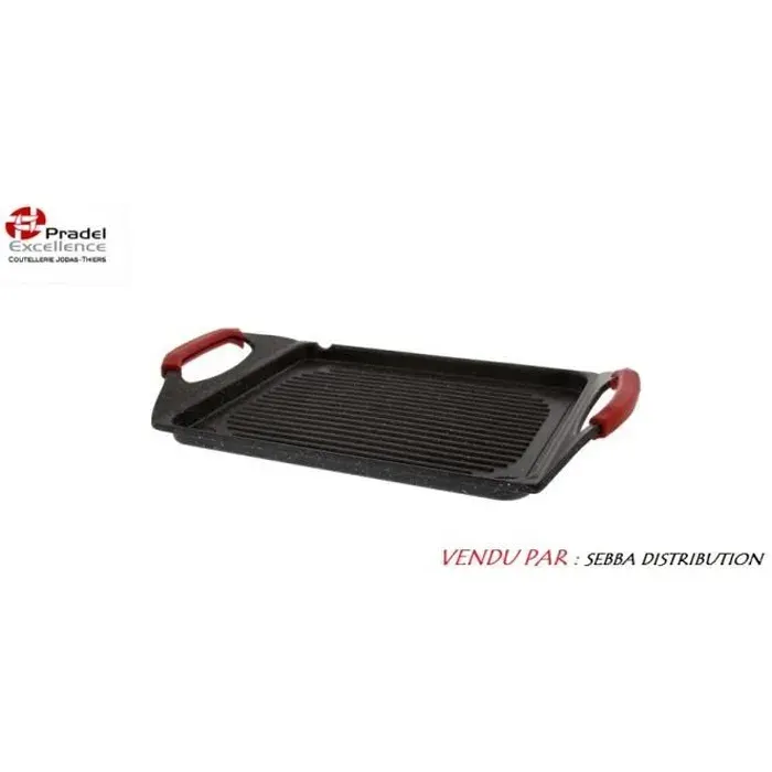 PLANCHA FAÇON PIERRE 46 X 27 X 2.2 CM - GRILL - PRADEL EXCELLENCE