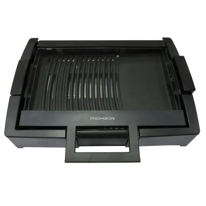 Plancha grill - THOMSON - THGR47046 - Révêtement anti-adhésif - Thermostat réglable - Réceptacle amovible — coloris Noir