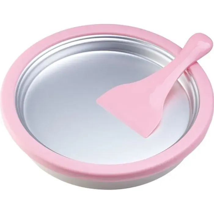 Plaque à Crème Glacée - TOKIO KITCHENWARE - Rose - 150 Watt - Machine à Crème Glacée