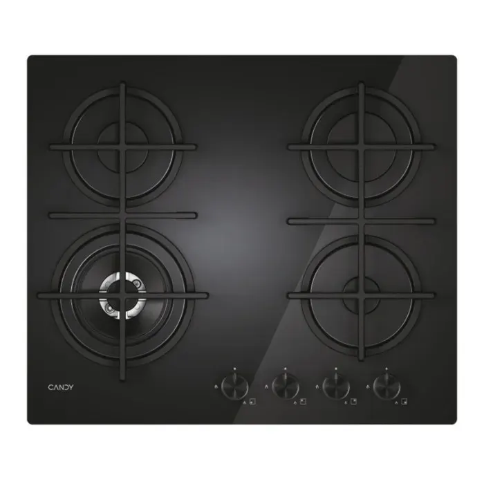 Plaque à Gaz Candy CVG-6-BF-4-WTB 9450W Noire