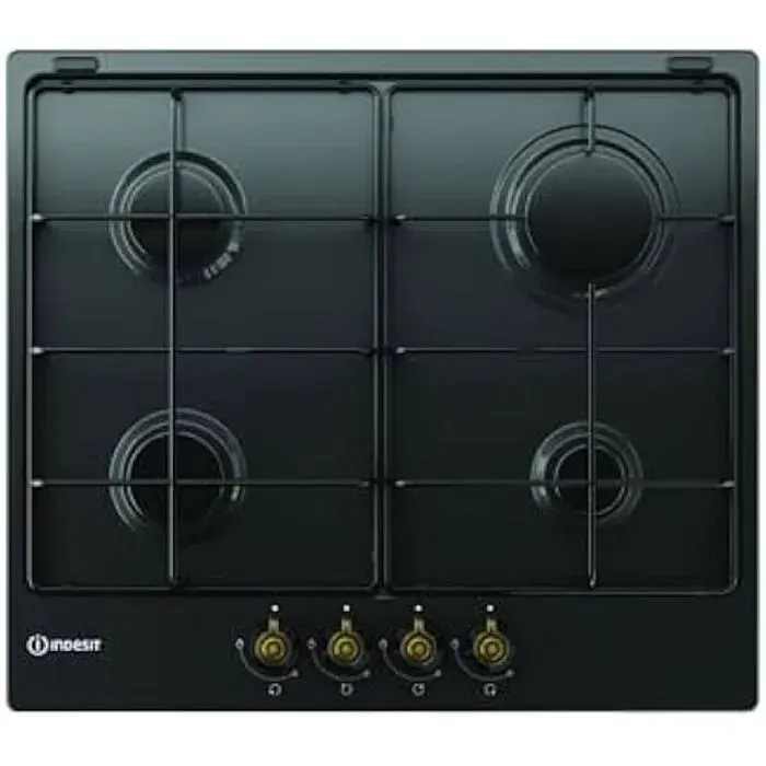 Plaque à gaz Indesit TH 642/I AN - 4 brûleurs - Anthracite - 58 x 47 cm