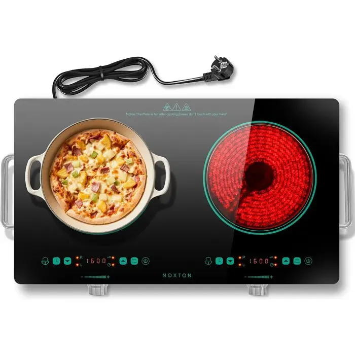 Plaque À Induction 2 Feux Avec PriseTable De Cuisson Électrique