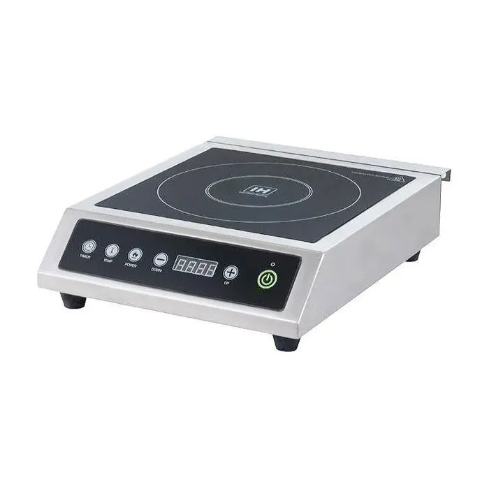 Plaque à induction - 3500W digitale - 60–240°C (10 niveaux) - Ø 12–24 cm - Écran LCD tactile