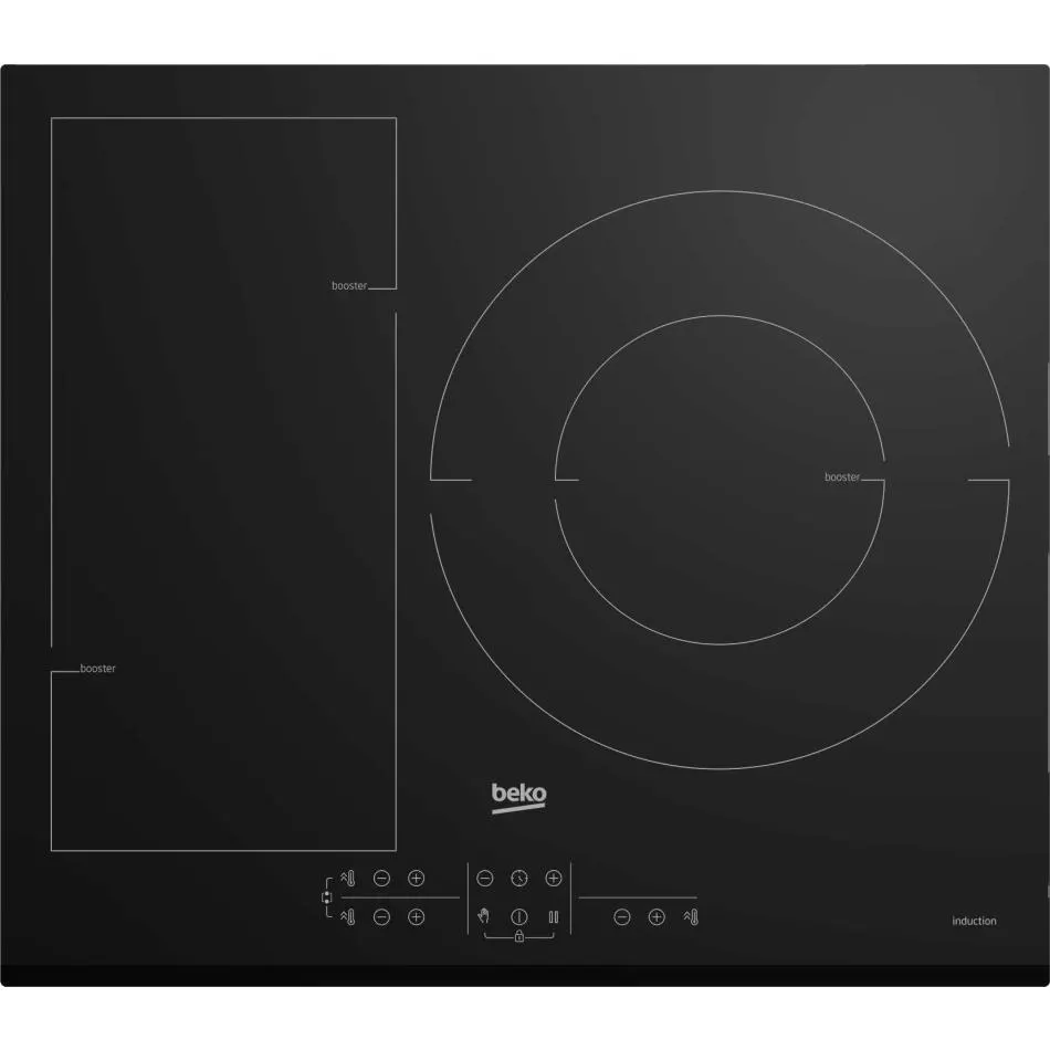 Plaque à induction BEKO HII63201FMTB — coloris Noir